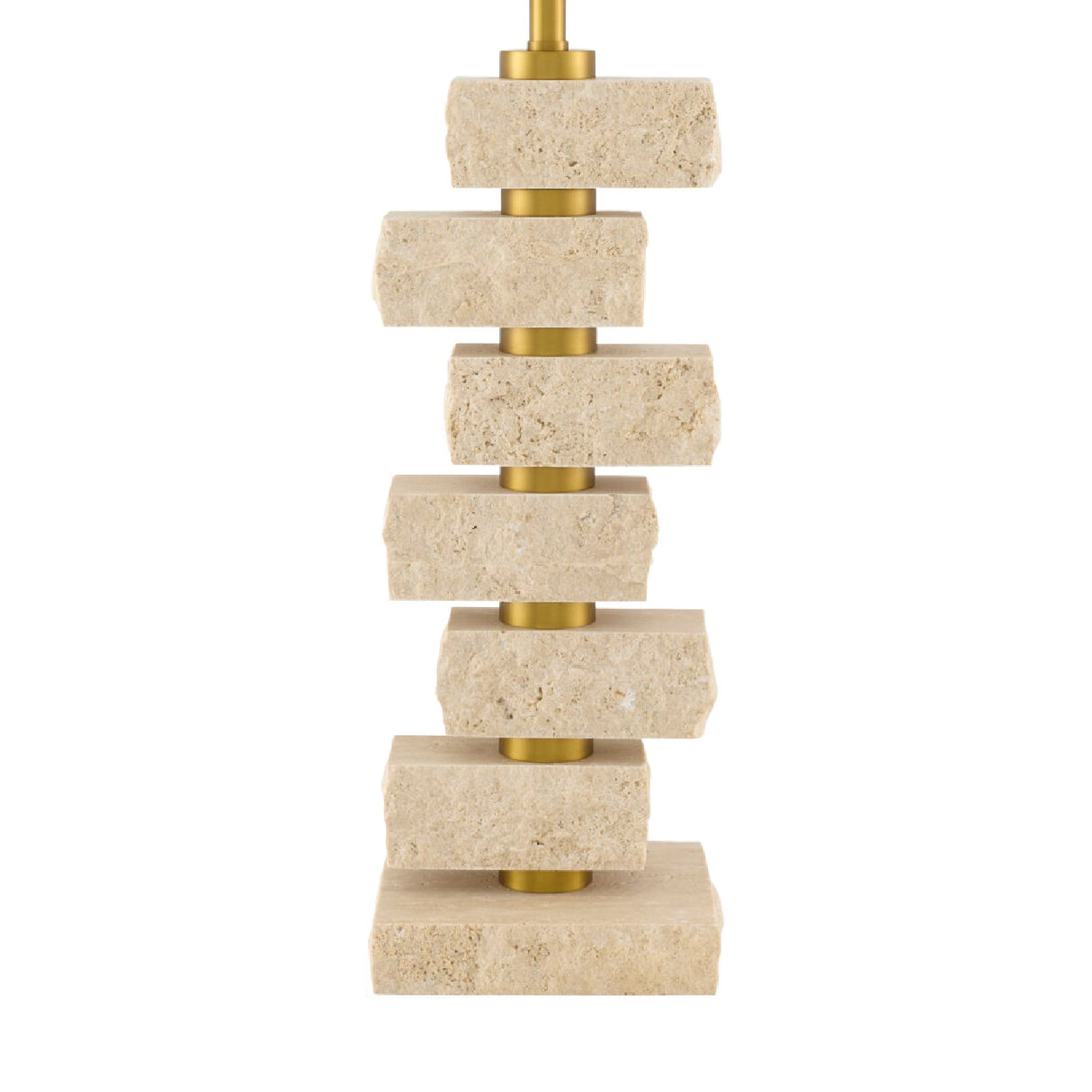 Modern European furniture - Organic Marble Stacked Table Lamp - www.oroa.com