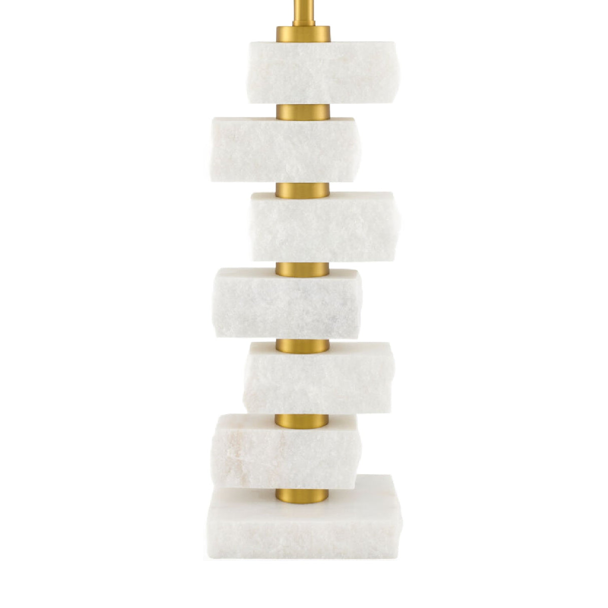 Modern European furniture - Organic Marble Stacked Table Lamp - www.oroa.com