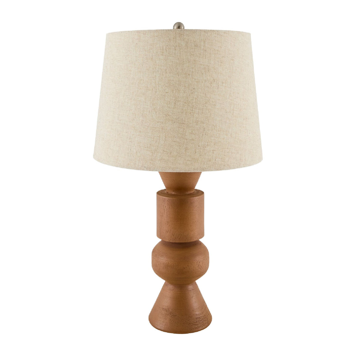 Modern European furniture - Brown Geometrical Accent Table Lamp - www.oroa.com