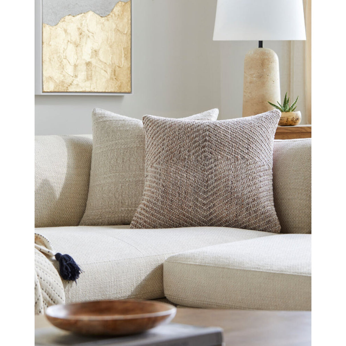Modern European furniture - Woven Yarn Poly Insert Pillow - www.oroa.com