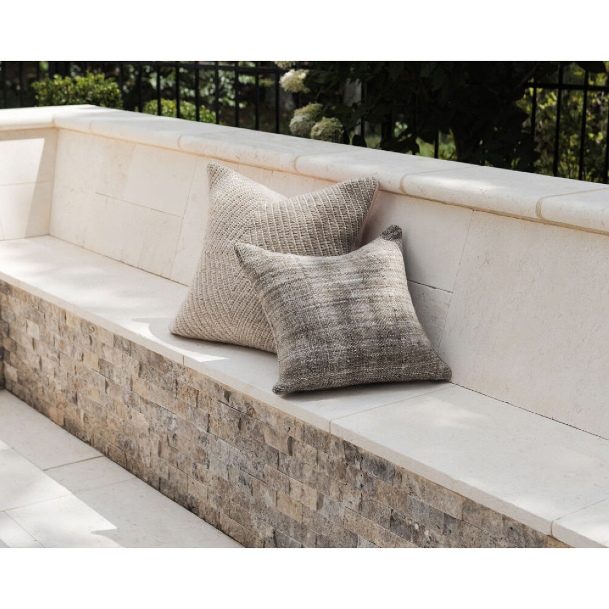 Modern European furniture - Woven Yarn Down Insert Pillow - www.oroa.com