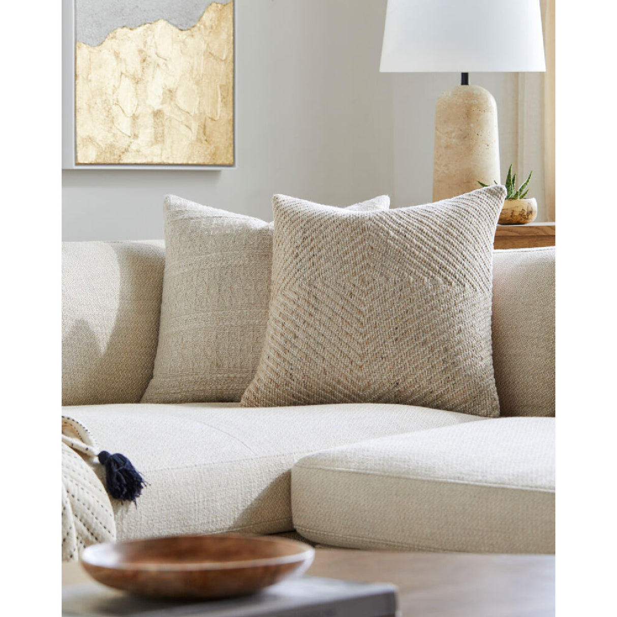 Modern European furniture - Woven Yarn Poly Insert Pillow - www.oroa.com