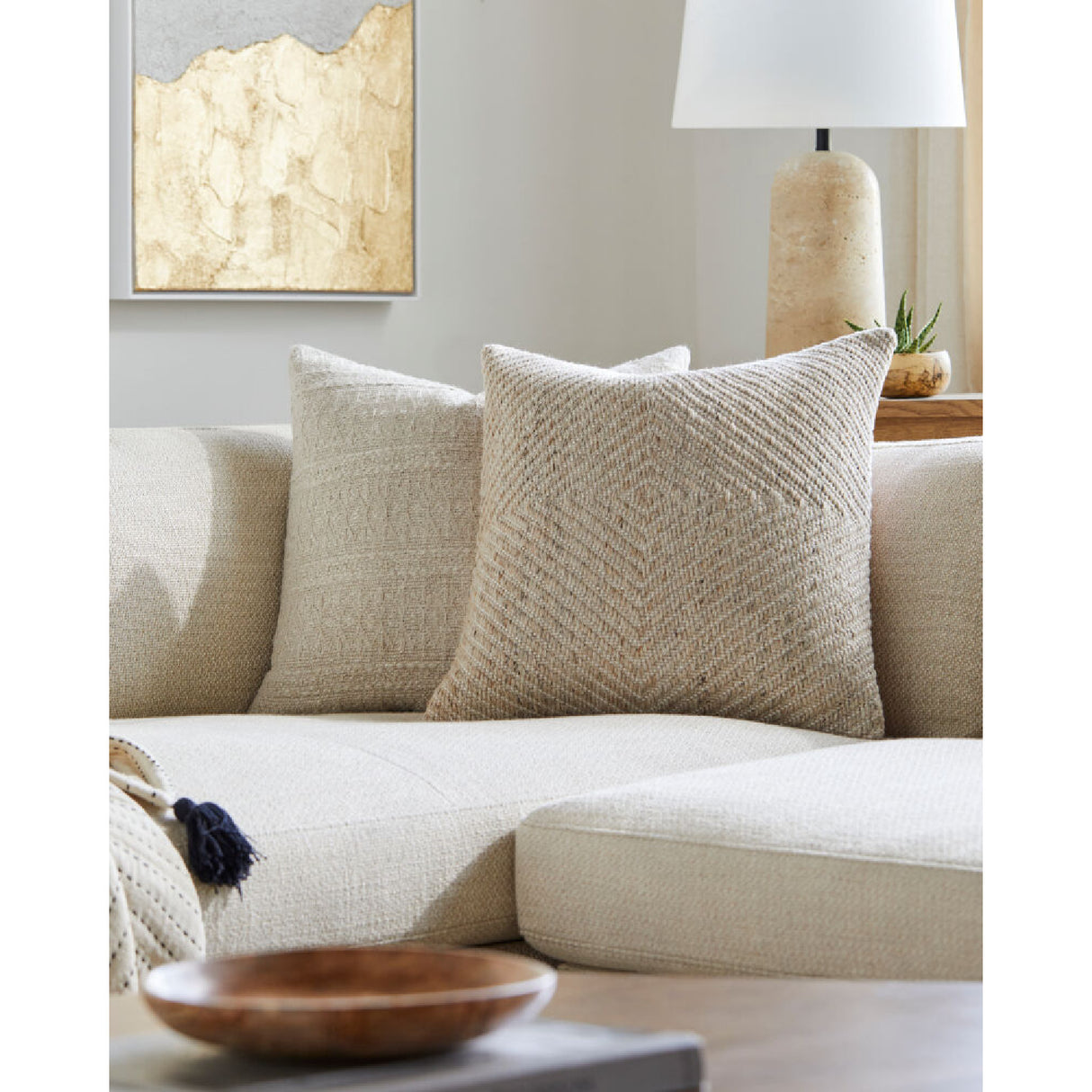 Woven Yarn Pillow | Oroa.com