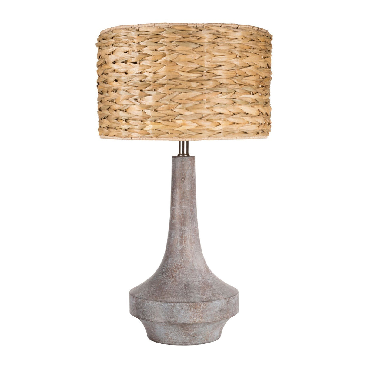 Modern European furniture - Braided Natural Seagrass Table Lamp - www.oroa.com