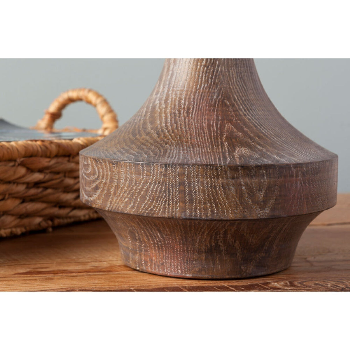 Modern European furniture - Braided Natural Seagrass Table Lamp - www.oroa.com