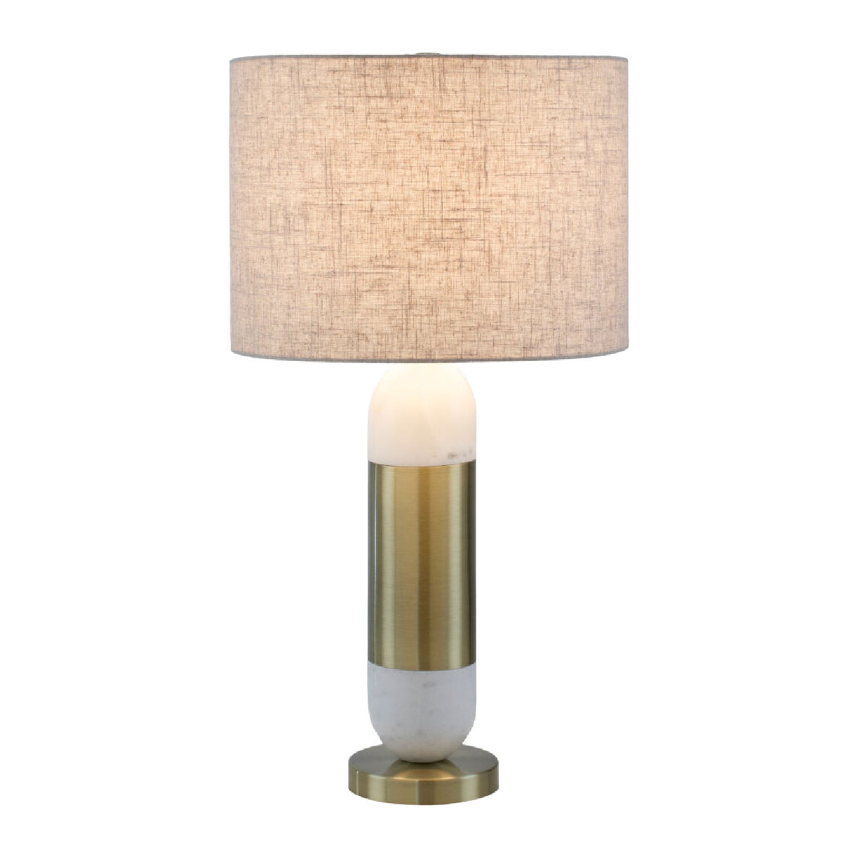 Modern European furniture - Gold Wrapped Marble Table Lamp - www.oroa.com