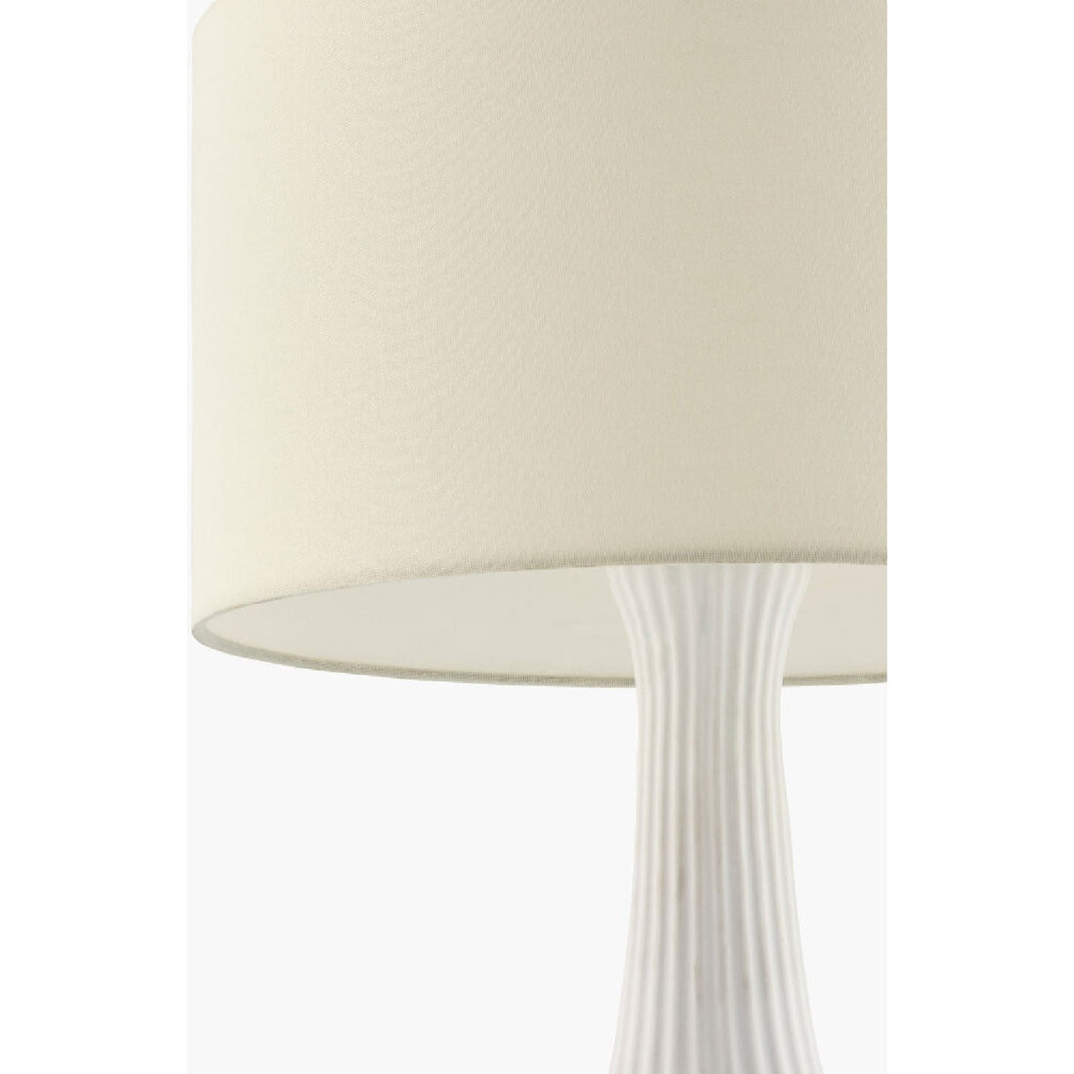 Modern European furniture - White Concrete Linen Table Lamp - www.oroa.com