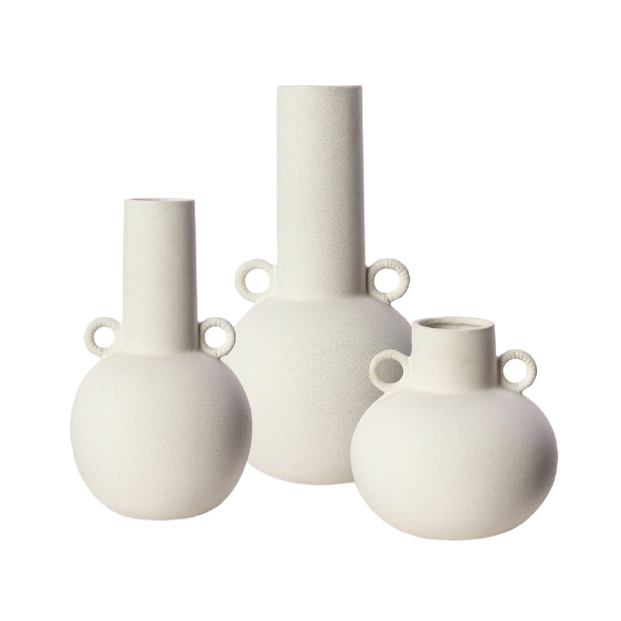 Modern European furniture - Long-Necked Ceramic Vases (3) - www.oroa.com