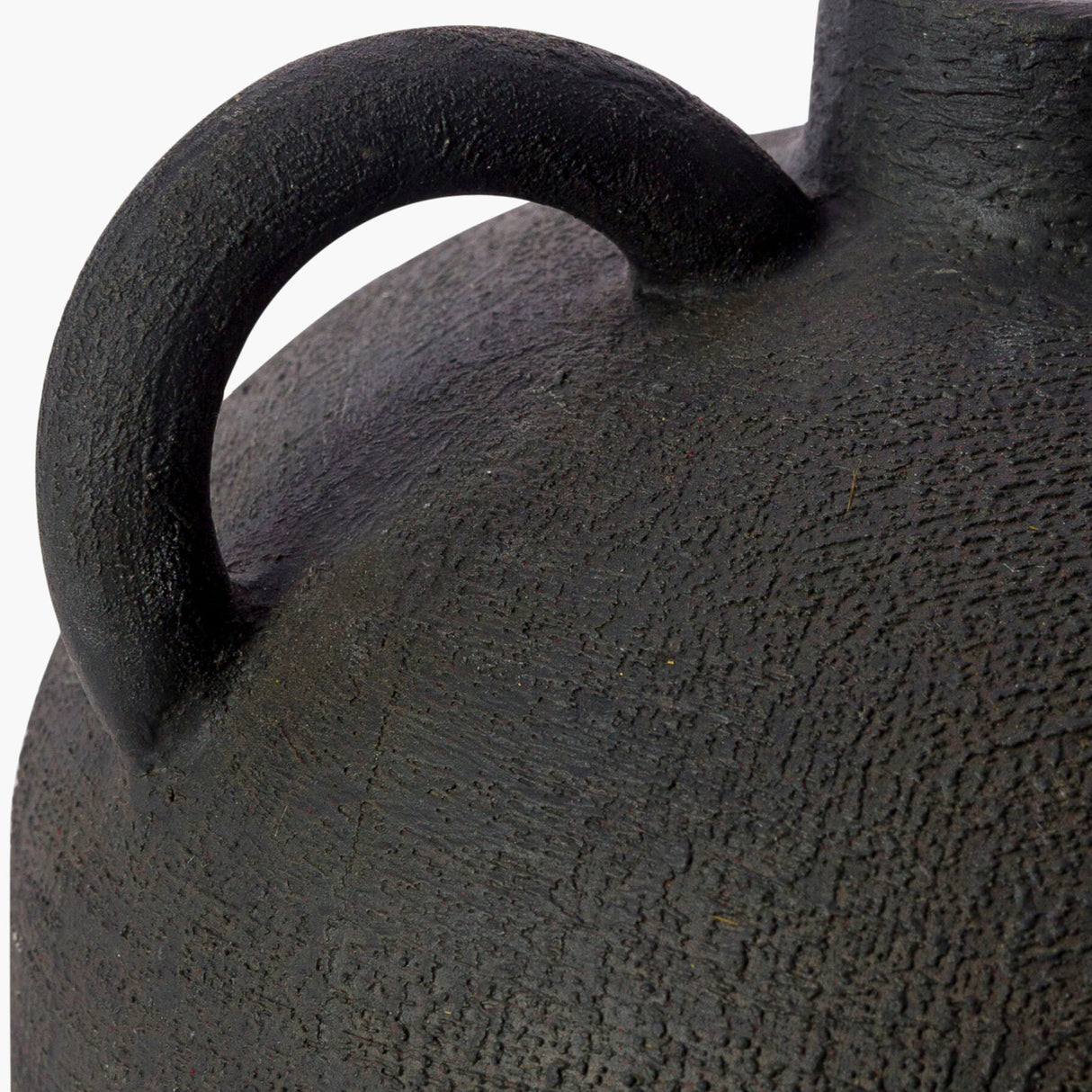 Matte Black Ceramic Vase Set (3) | Oroa.com
