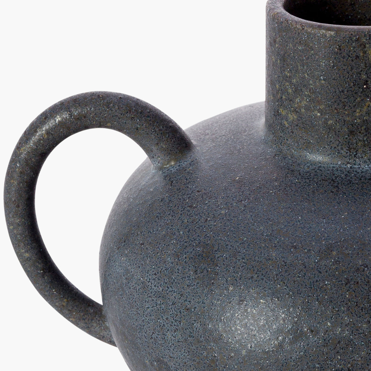 Modern European furniture - Black Ceramic Vase Set (2) - www.oroa.com