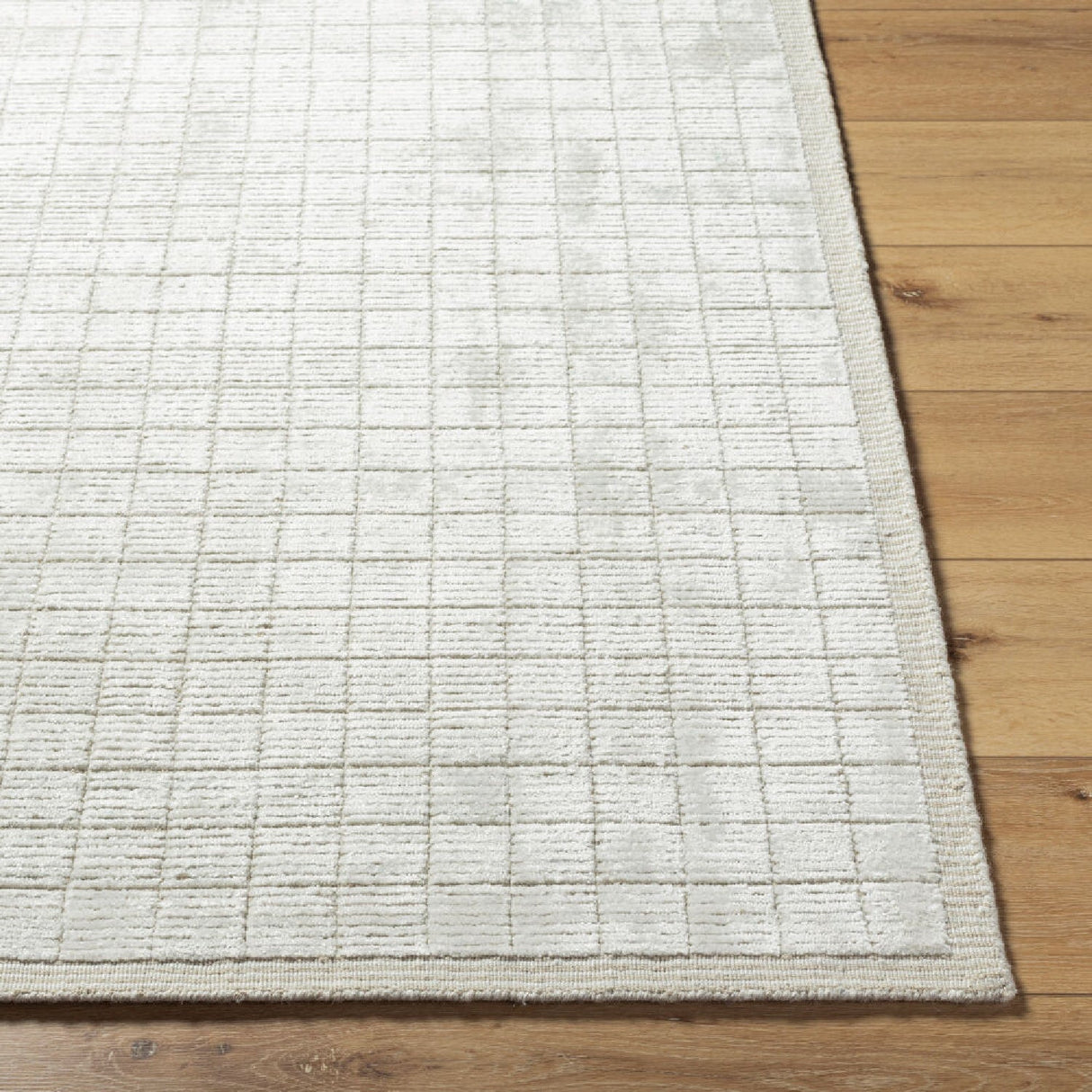 Modern furniture - Hand-Loomed Square Pattern Carpet - www.oroa.com