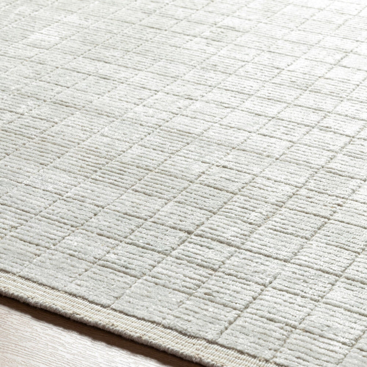Modern furniture - Hand-Loomed Square Pattern Carpet - www.oroa.com