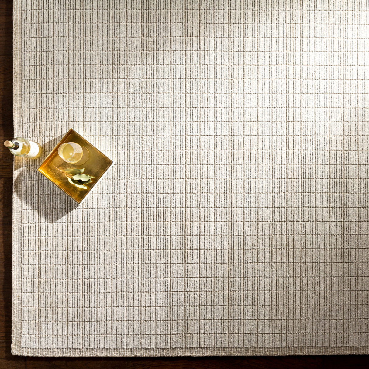 Modern furniture - Hand-Loomed Square Pattern Table Runner - www.oroa.com | Oroa.com