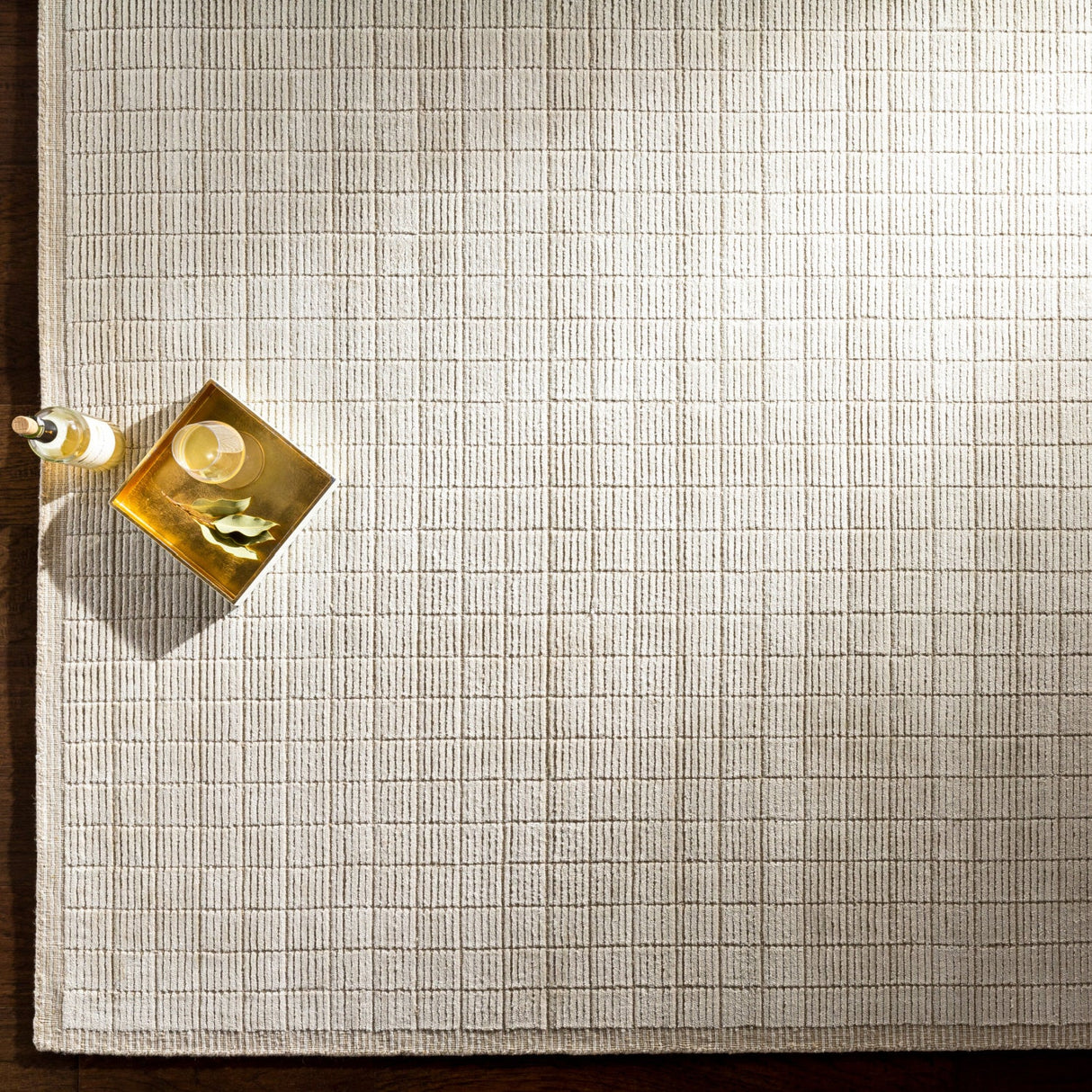 Modern furniture - Hand-Loomed Square Pattern Table Runner - www.oroa.com