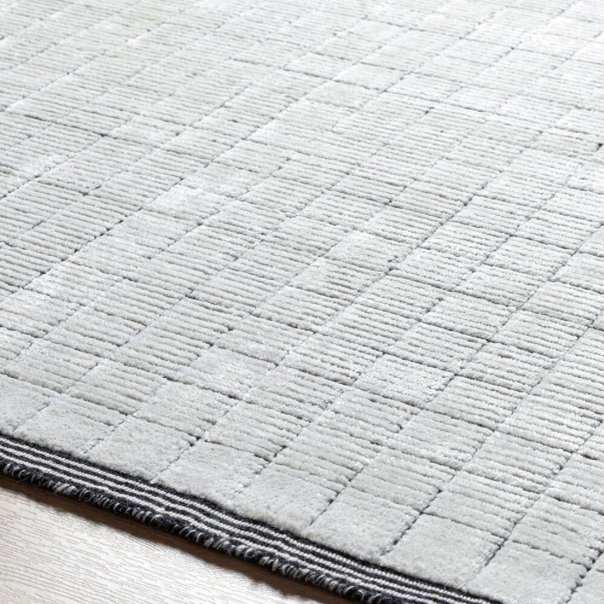 Modern furniture - Hand-Loomed Square Pattern Carpet - www.oroa.com