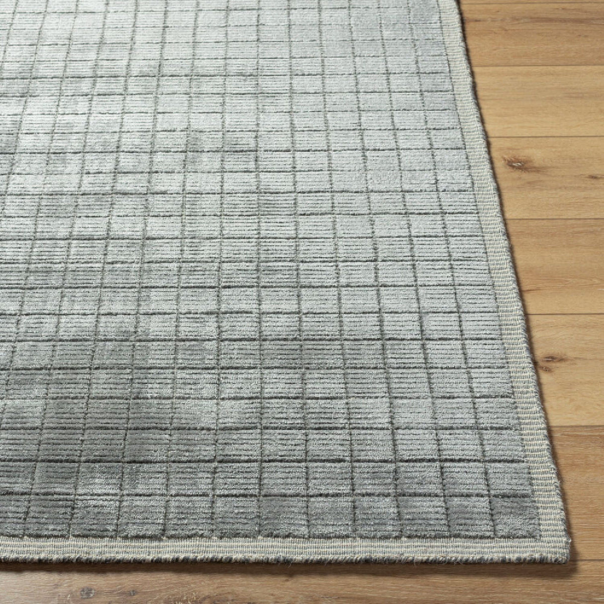 Modern furniture - Hand-Loomed Square Pattern Carpet - www.oroa.com
