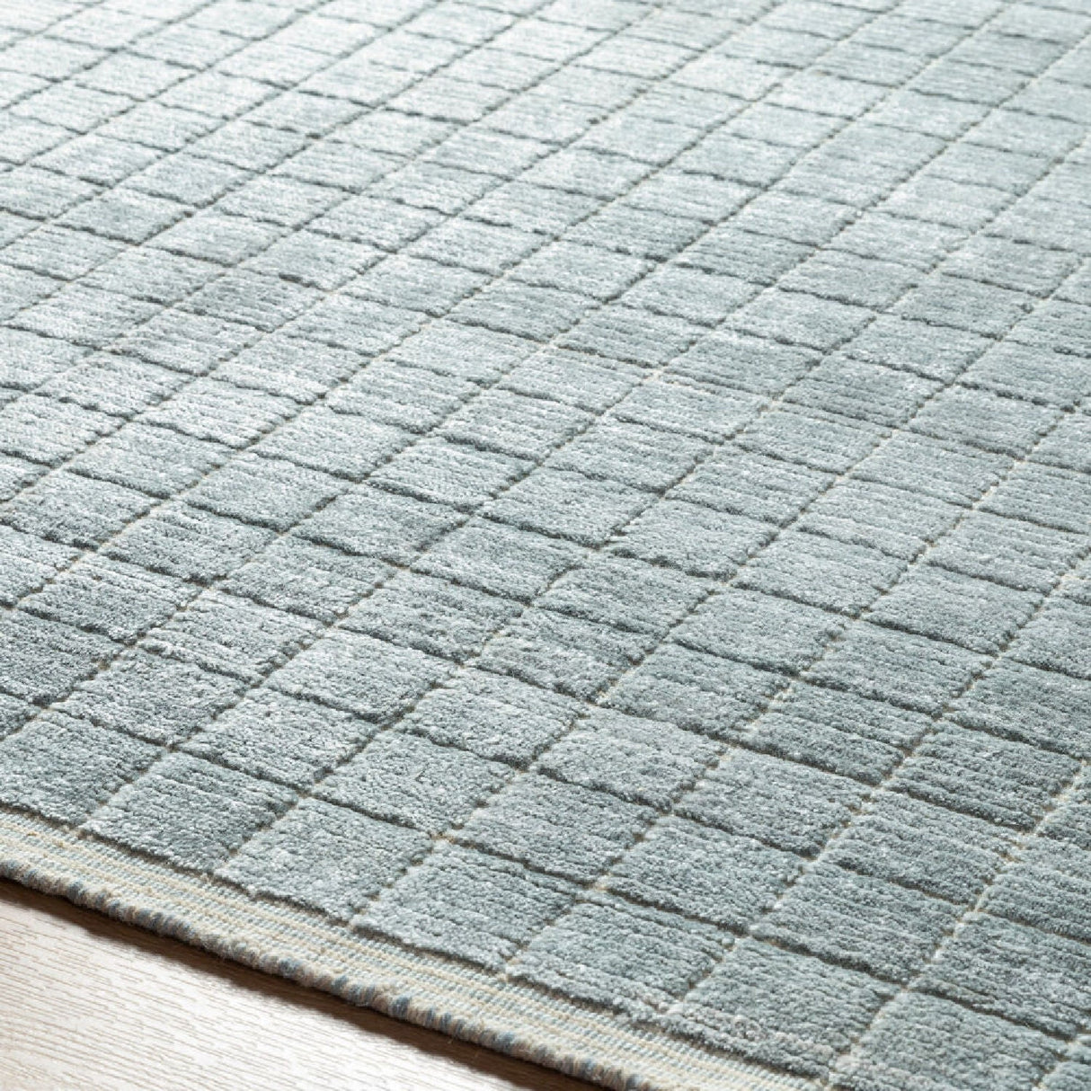 Modern furniture - Hand-Loomed Square Pattern Carpet - www.oroa.com