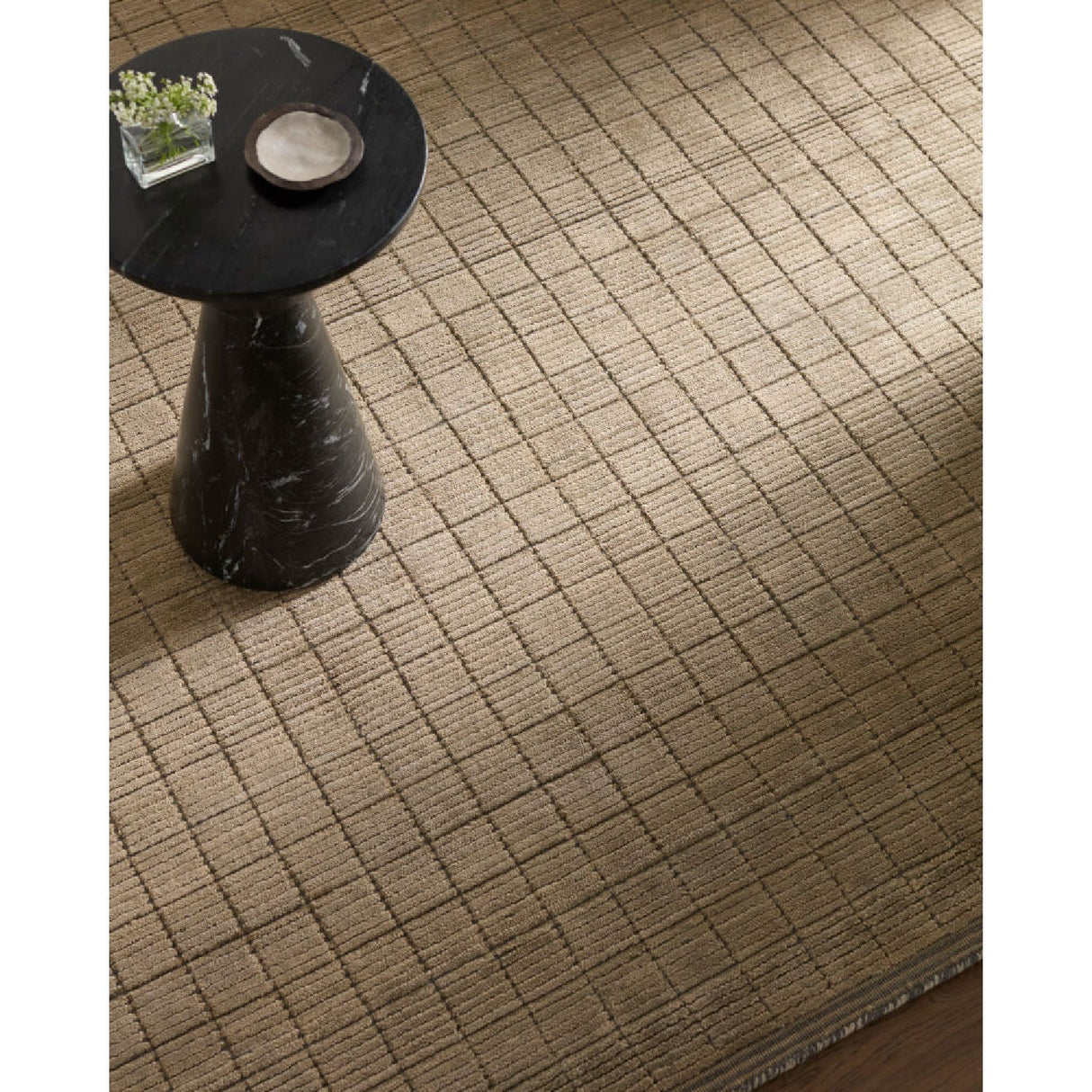 Modern furniture - Hand-Loomed Square Pattern Carpet - www.oroa.com