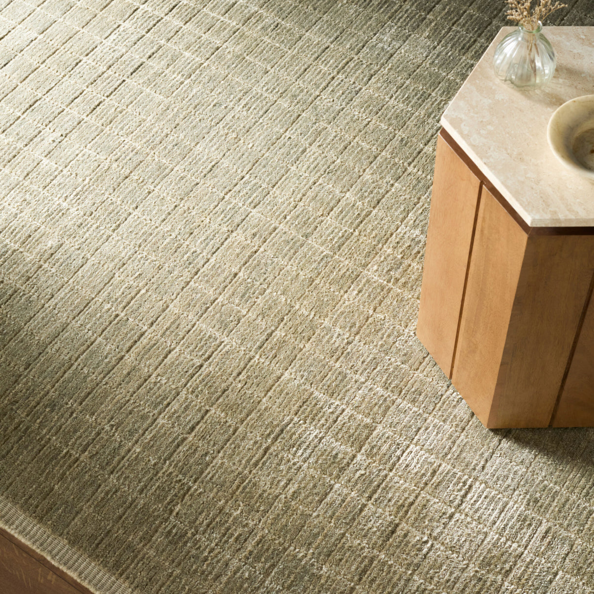Modern furniture - Hand-Loomed Square Pattern Table Runner - www.oroa.com