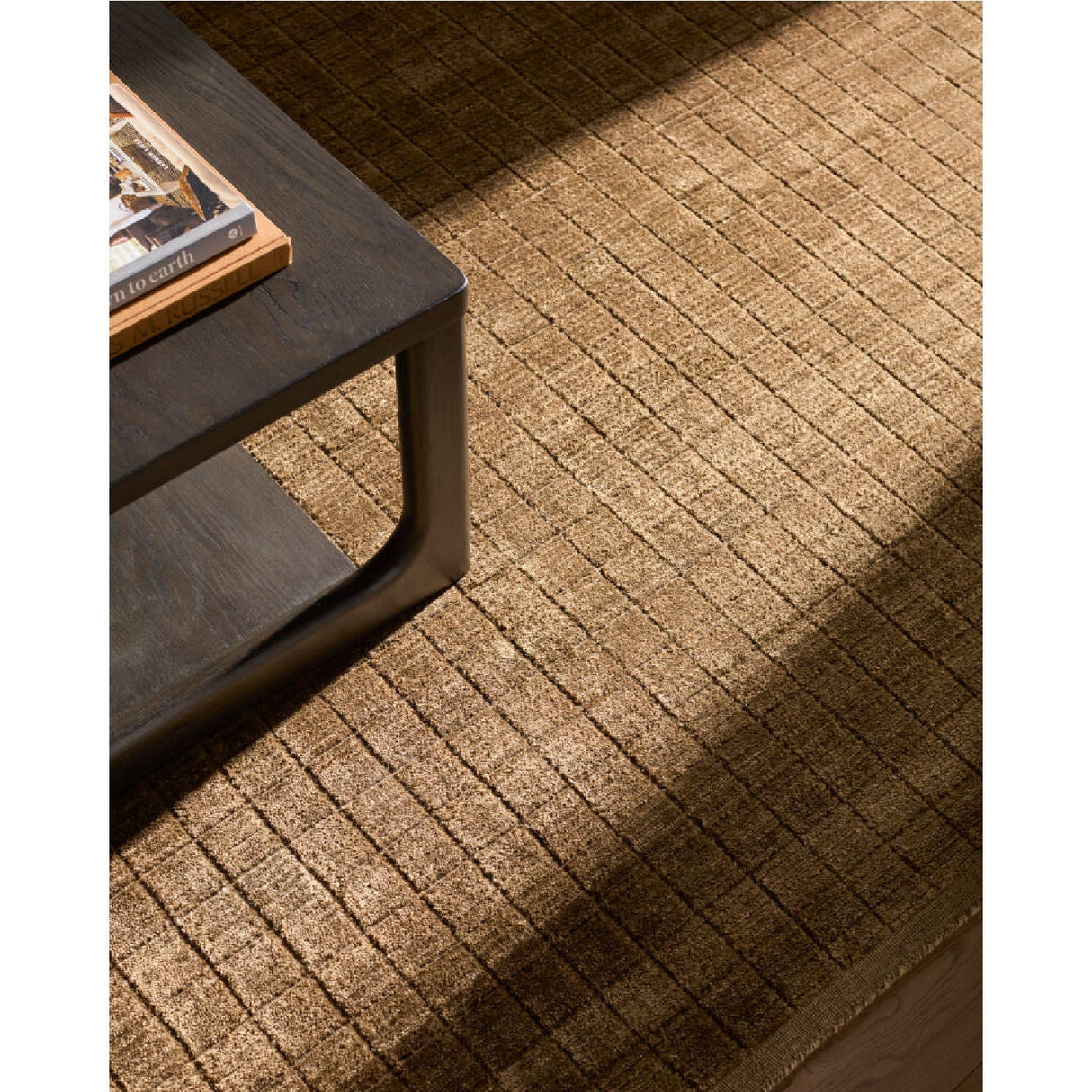 Modern furniture - Hand-Loomed Square Pattern Carpet - www.oroa.com