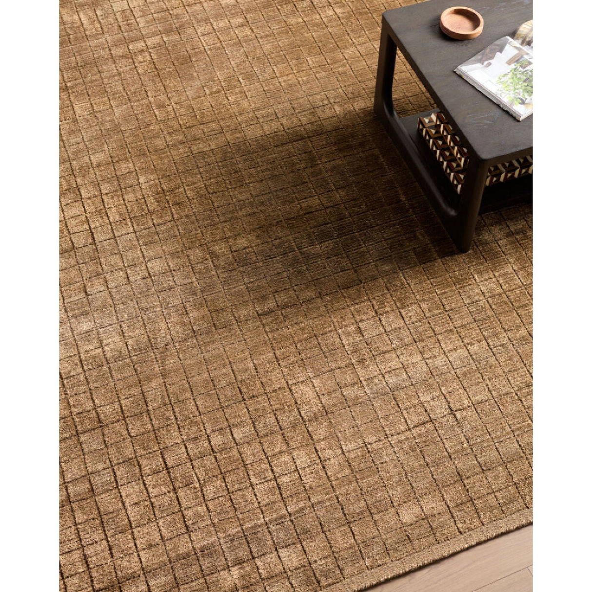 Modern furniture - Hand-Loomed Square Pattern Carpet - www.oroa.com