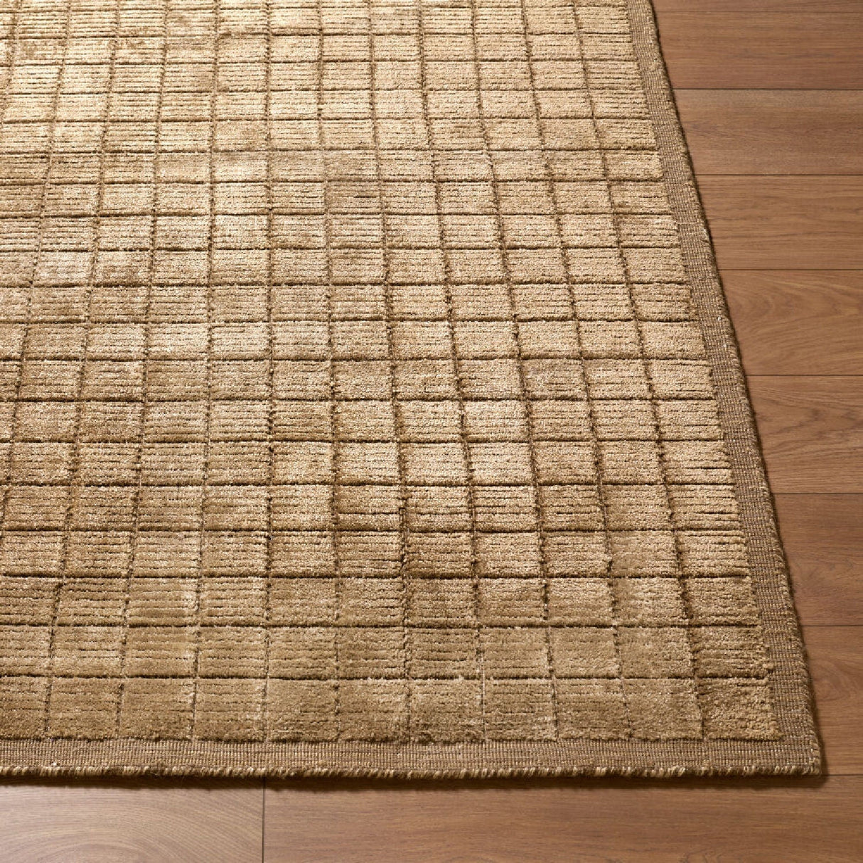 Modern furniture - Hand-Loomed Square Pattern Carpet - www.oroa.com