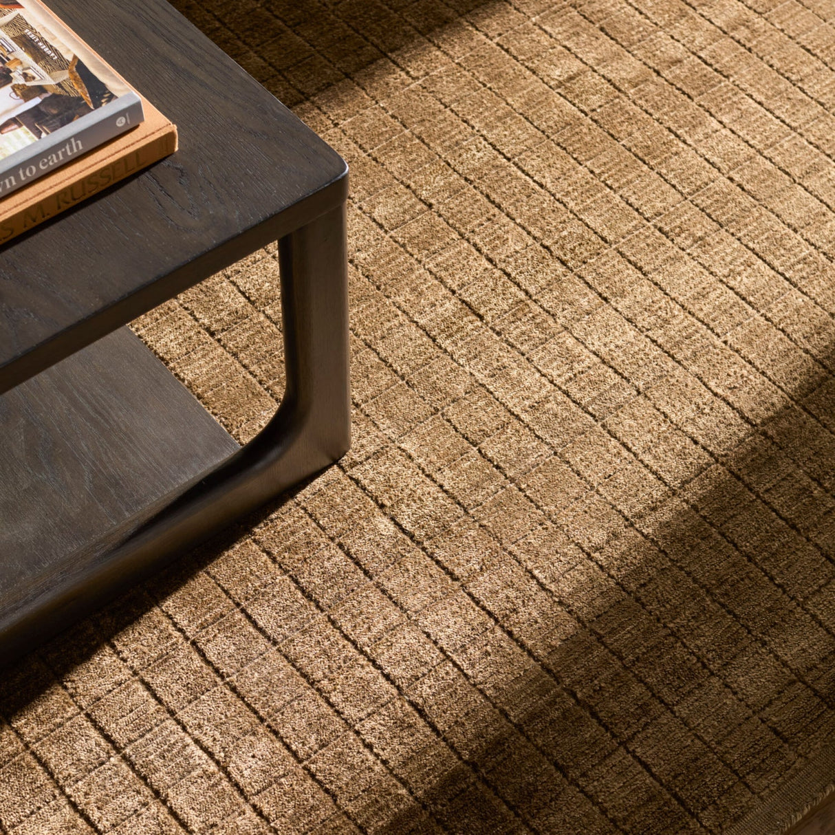 Modern furniture - Hand-Loomed Square Pattern Table Runner - www.oroa.com