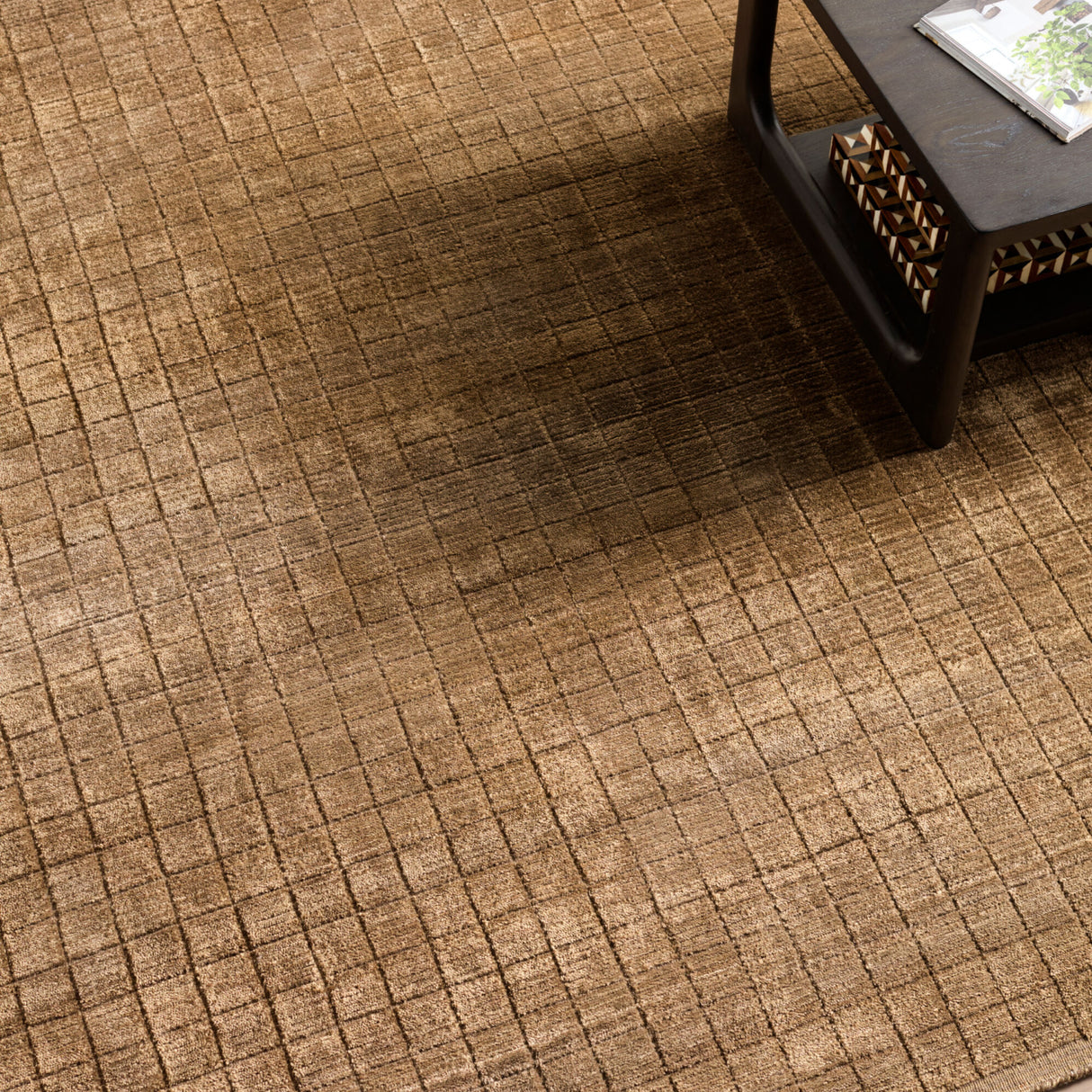 Modern furniture - Hand-Loomed Square Pattern Table Runner - www.oroa.com
