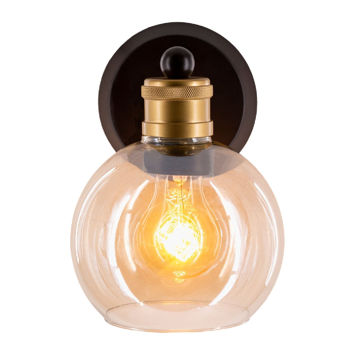 Modern European furniture - Round Champagne Glass Wall Lamp - www.oroa.com