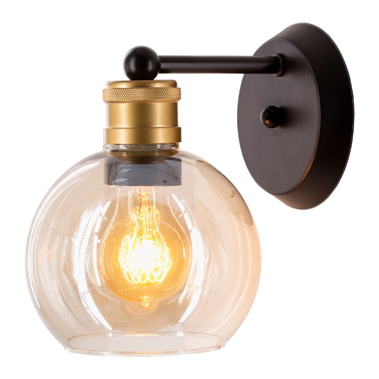 Modern European furniture - Round Champagne Glass Wall Lamp - www.oroa.com