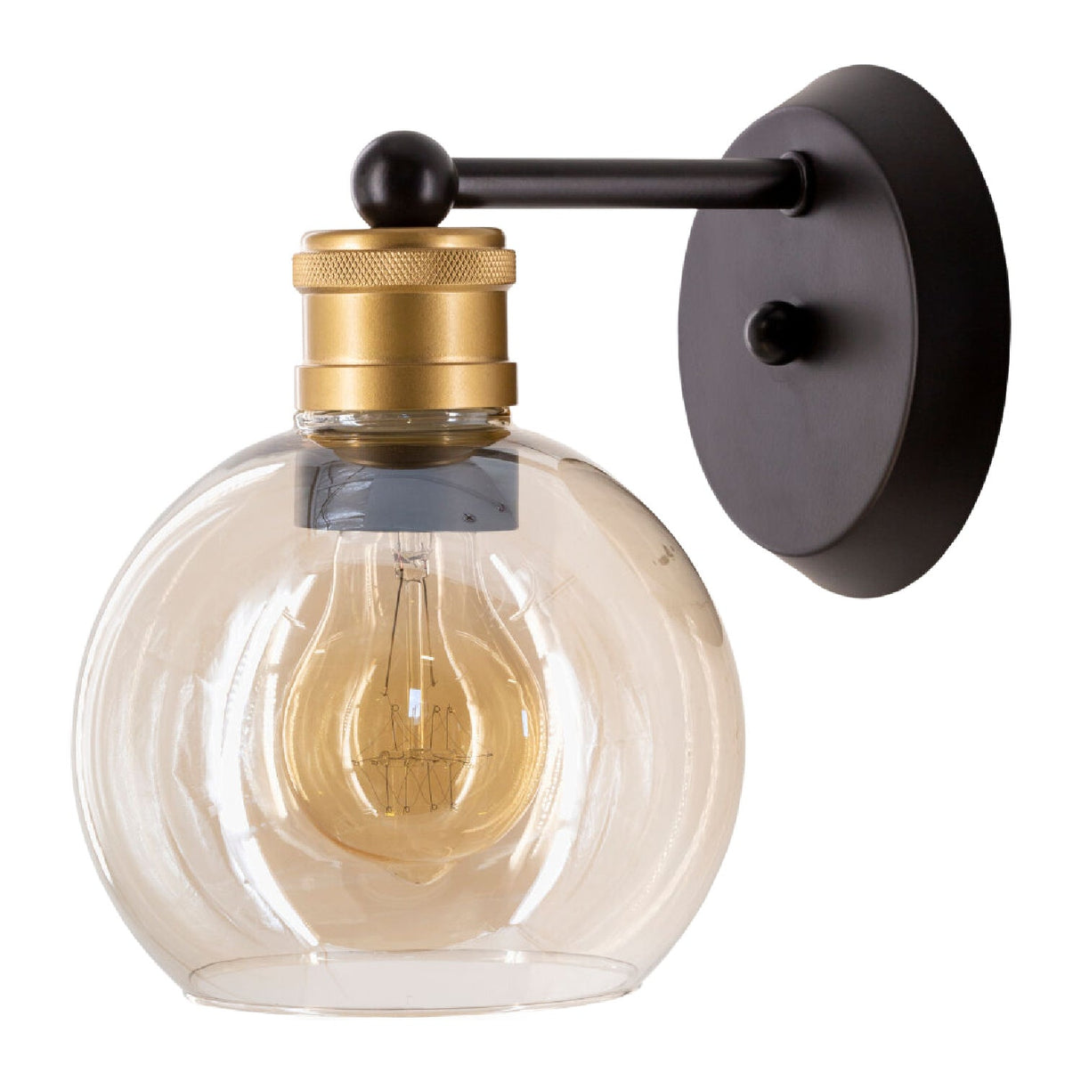 Modern European furniture - Round Champagne Glass Wall Lamp - www.oroa.com