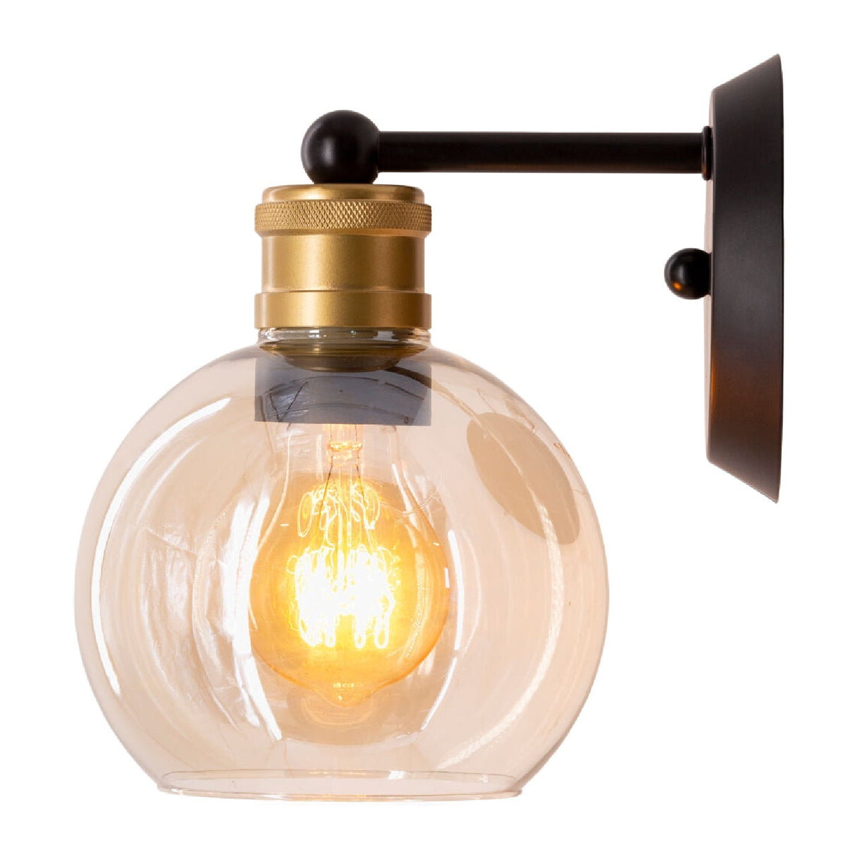 Modern European furniture - Round Champagne Glass Wall Lamp - www.oroa.com