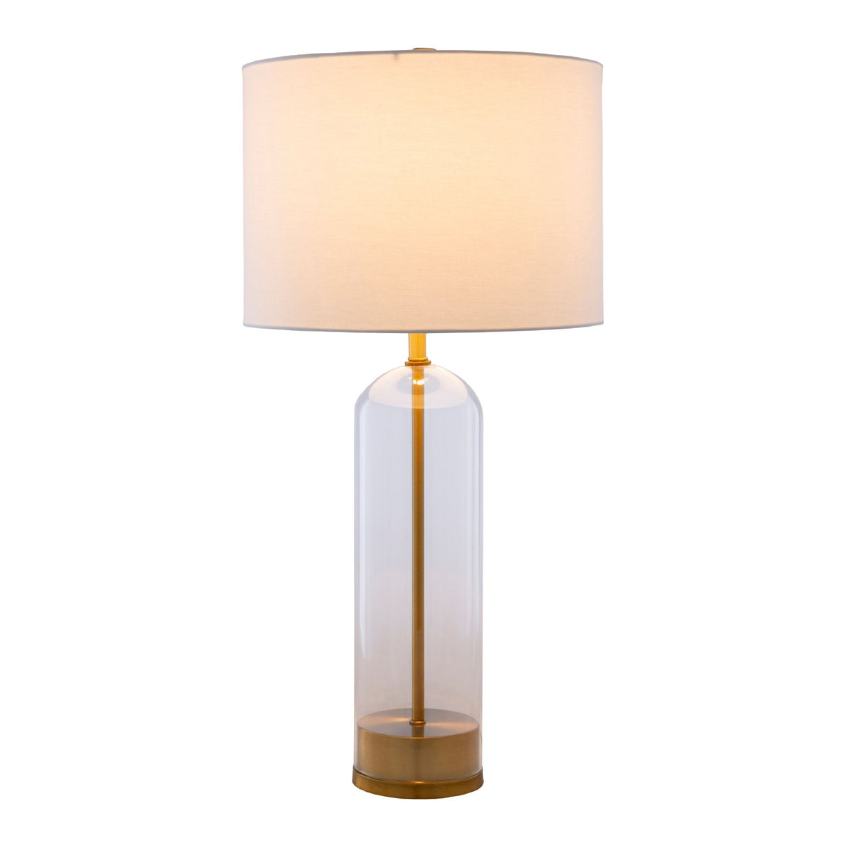 Modern European furniture - Clear Glass Body Table Lamp - www.oroa.com