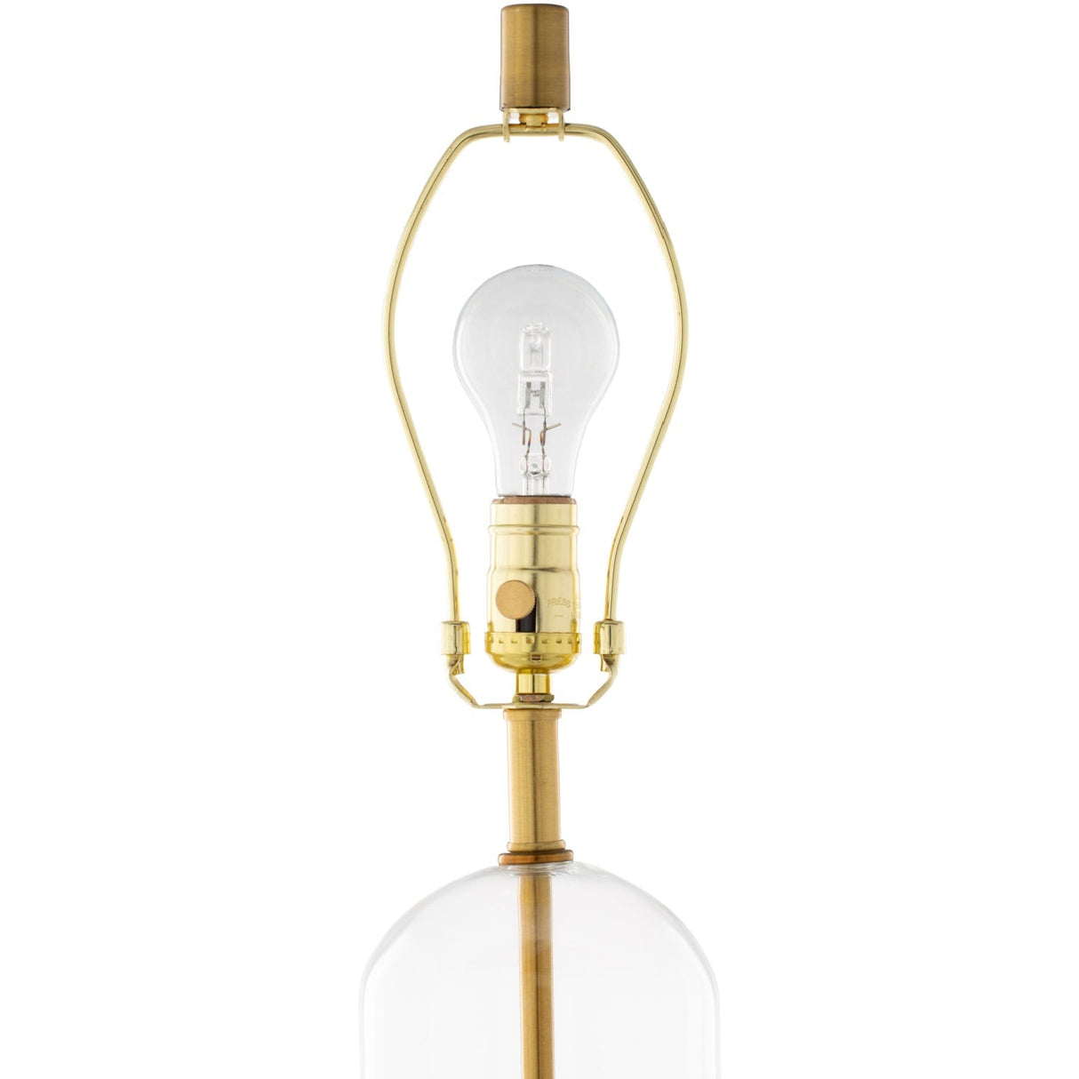 Modern European furniture - Clear Glass Body Table Lamp - www.oroa.com