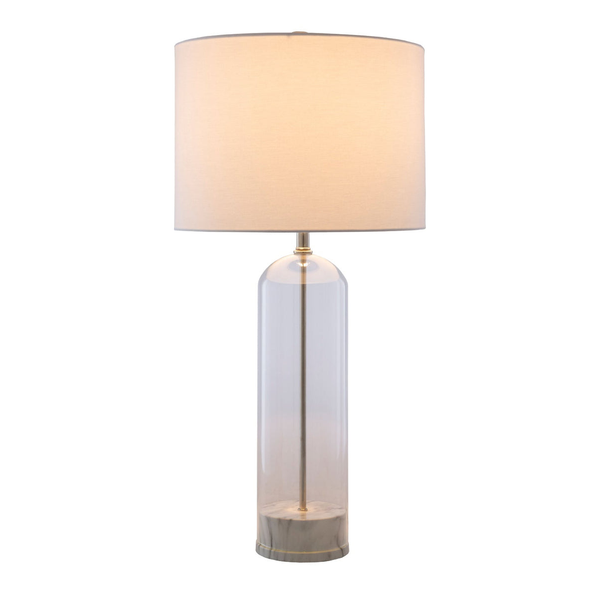 Modern European furniture - Clear Glass Body Table Lamp - www.oroa.com