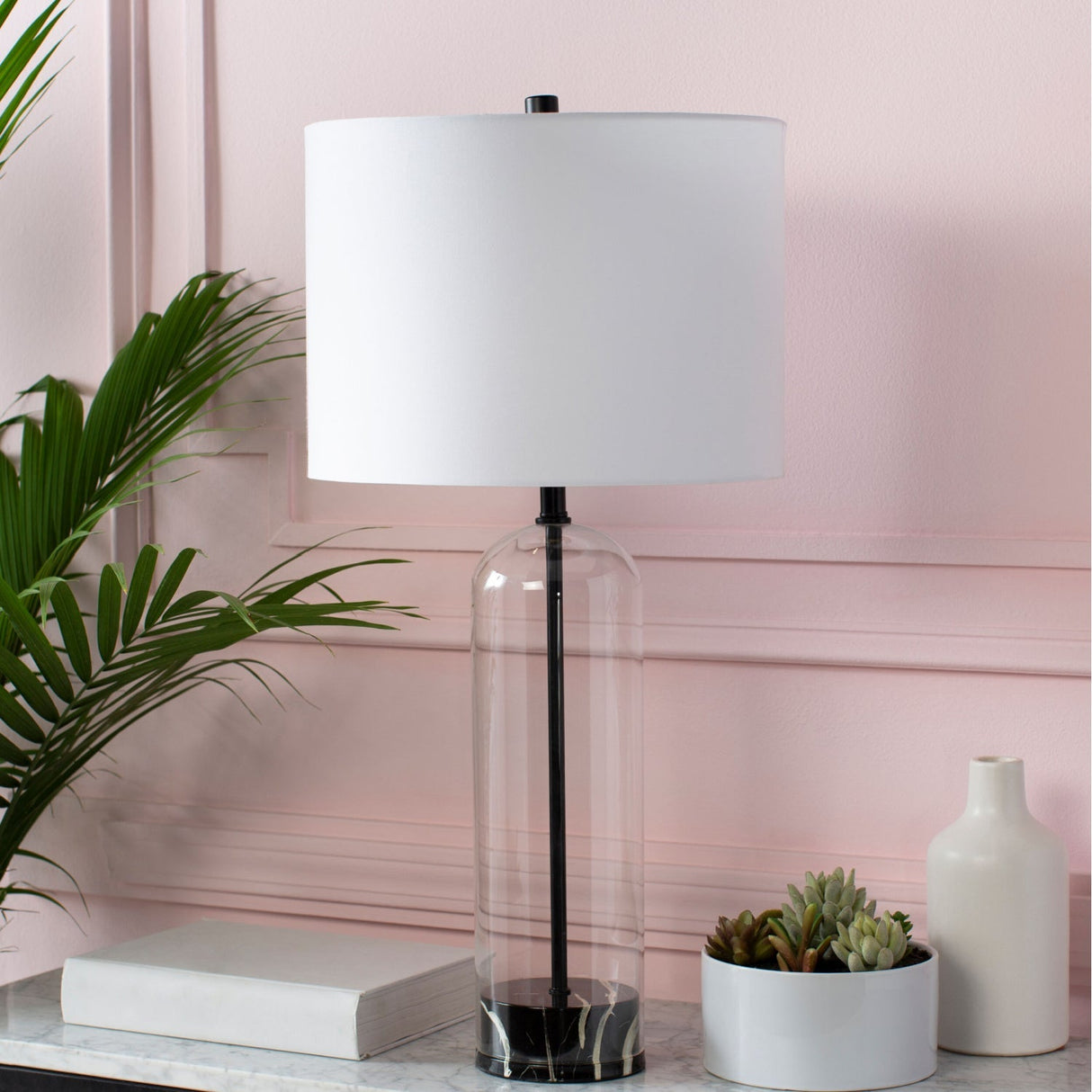 Modern European furniture - Clear Glass Body Table Lamp - www.oroa.com