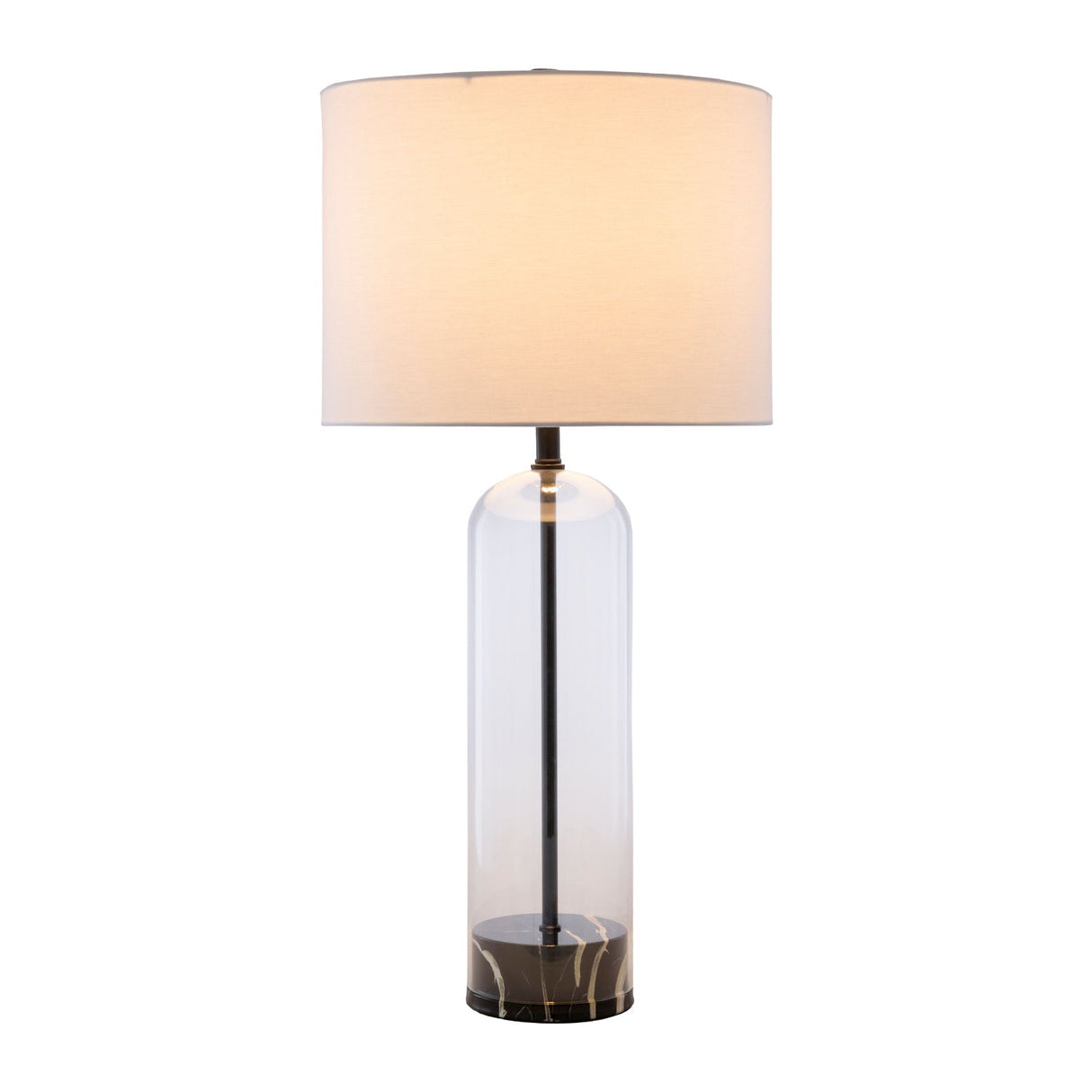 Modern European furniture - Clear Glass Body Table Lamp - www.oroa.com