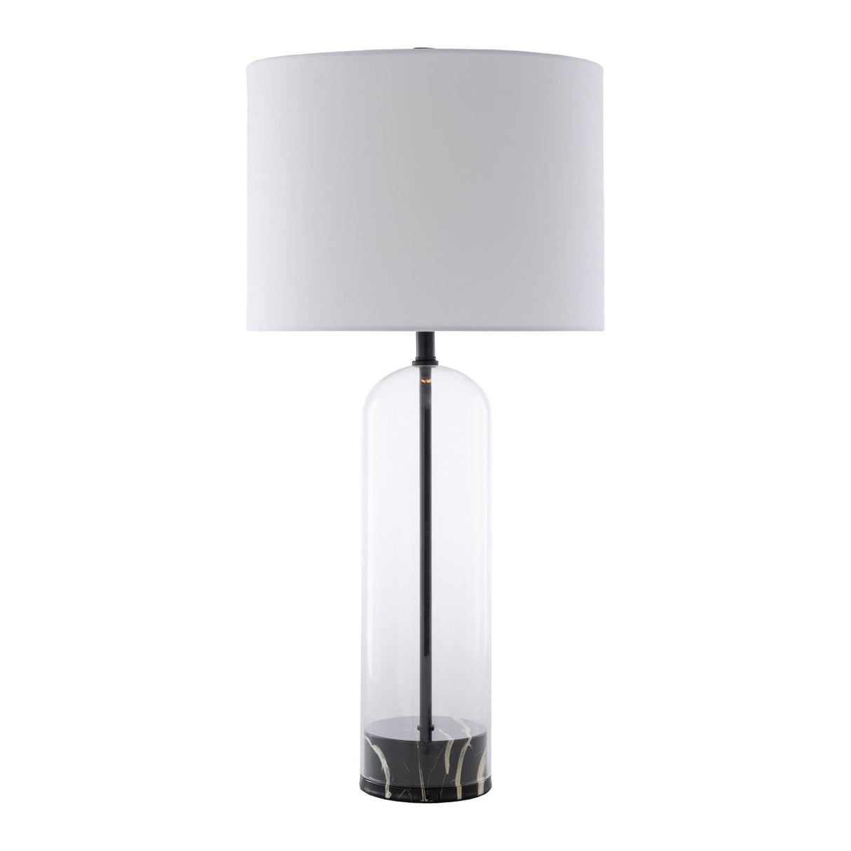 Modern European furniture - Clear Glass Body Table Lamp - www.oroa.com