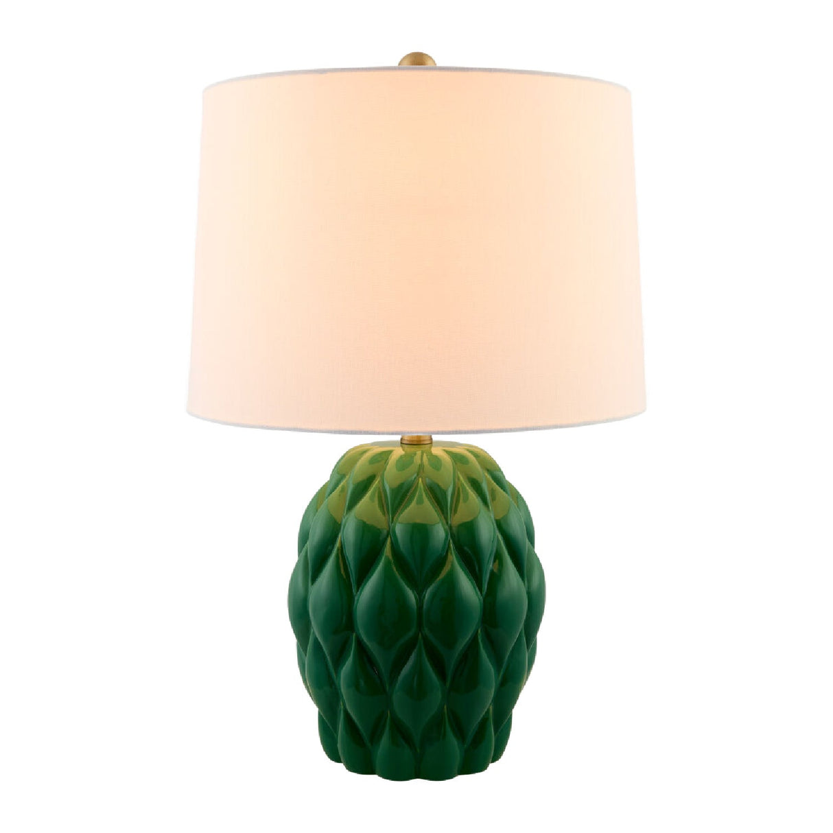 Modern European furniture - Reliefed Ceramic Accent Table Lamp - www.oroa.com