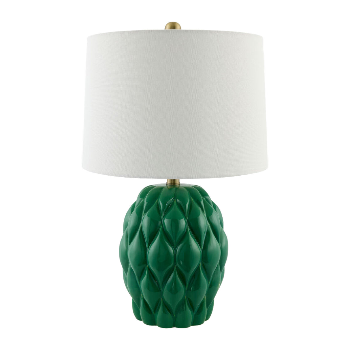 Modern European furniture - Reliefed Ceramic Accent Table Lamp - www.oroa.com