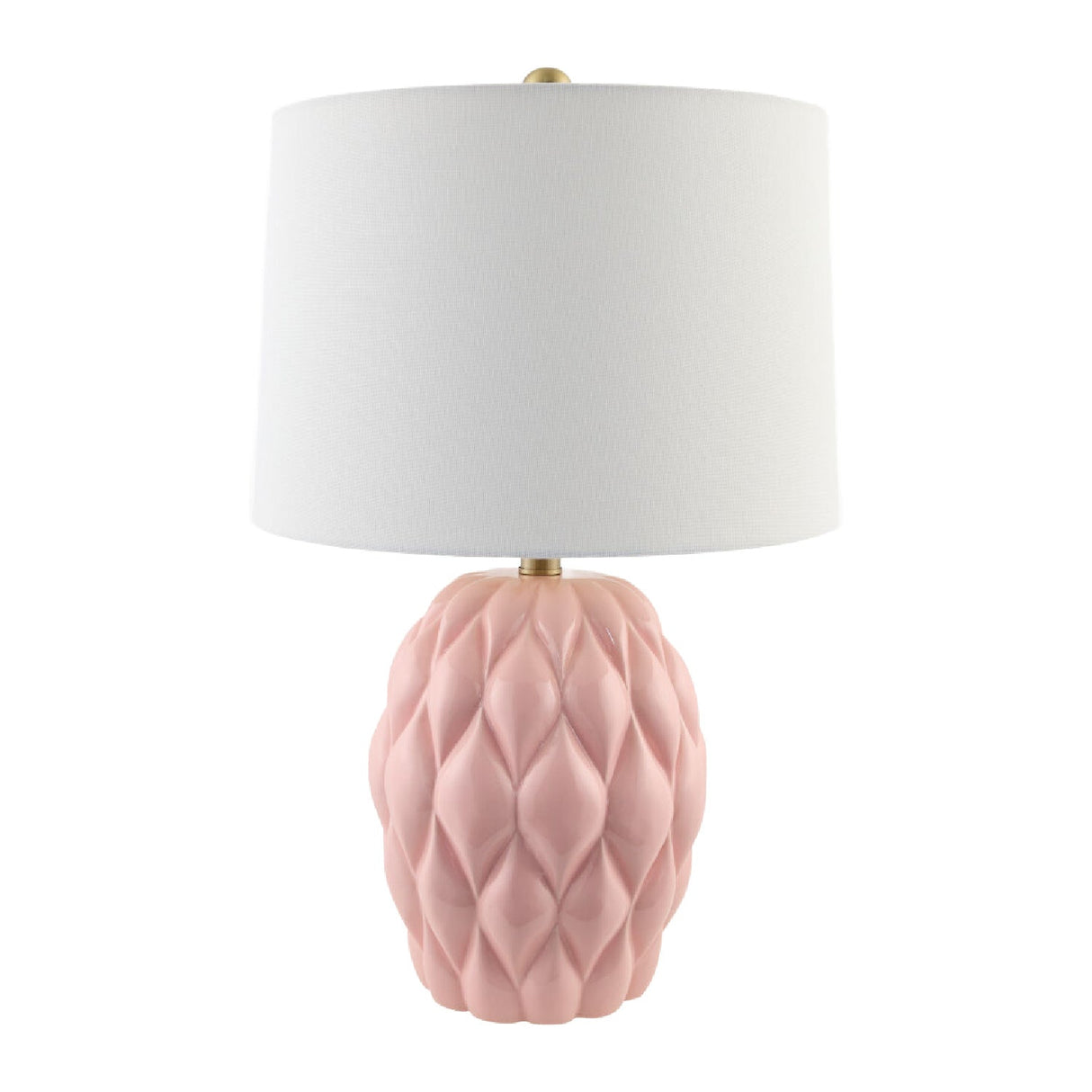 Modern European furniture - Reliefed Ceramic Accent Table Lamp - www.oroa.com