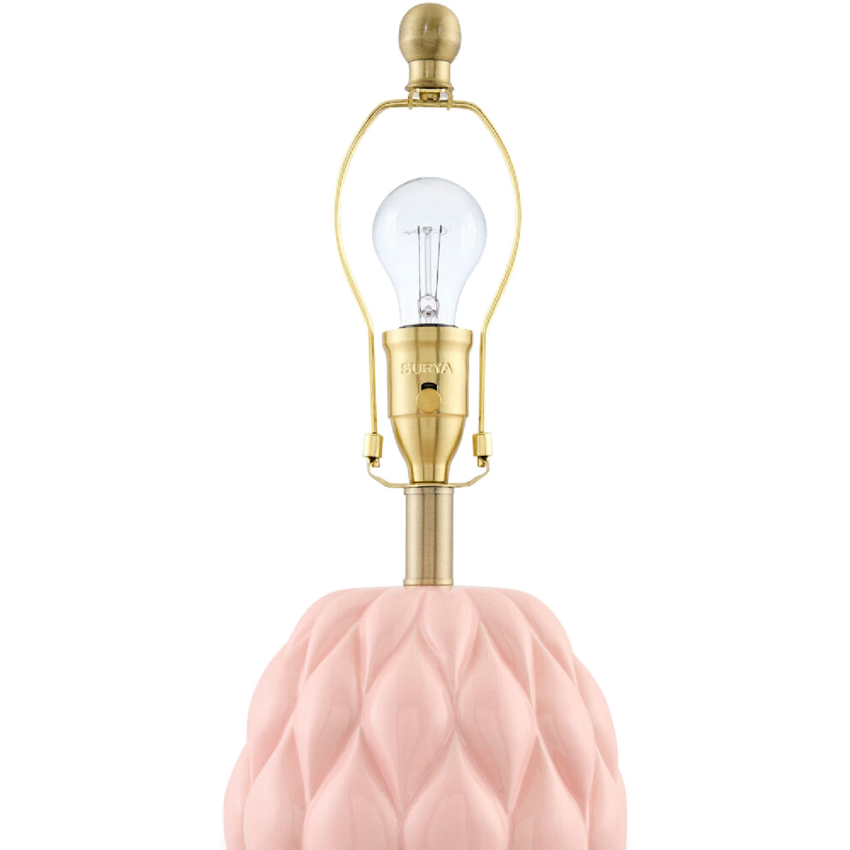 Modern European furniture - Reliefed Ceramic Accent Table Lamp - www.oroa.com