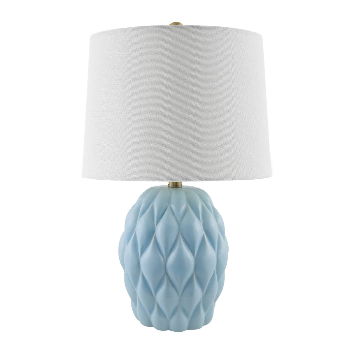 Modern European furniture - Reliefed Ceramic Accent Table Lamp - www.oroa.com