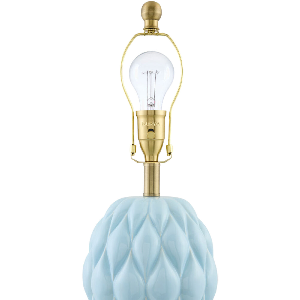 Reliefed Ceramic Accent Table Lamp | Oroa.com