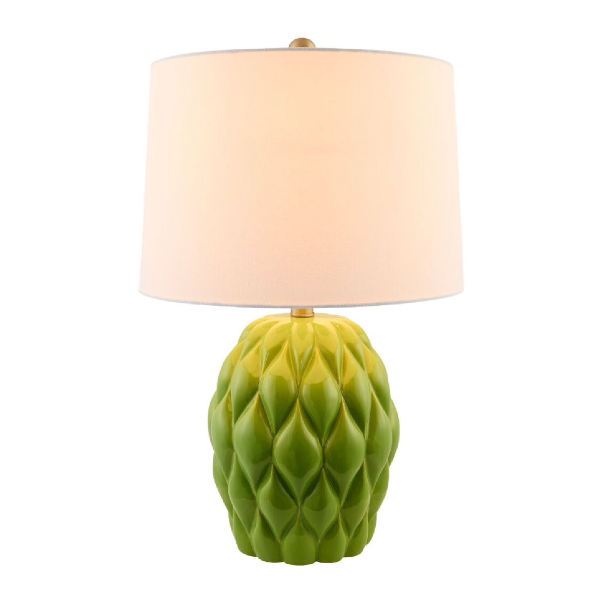 Modern European furniture - Reliefed Ceramic Accent Table Lamp - www.oroa.com