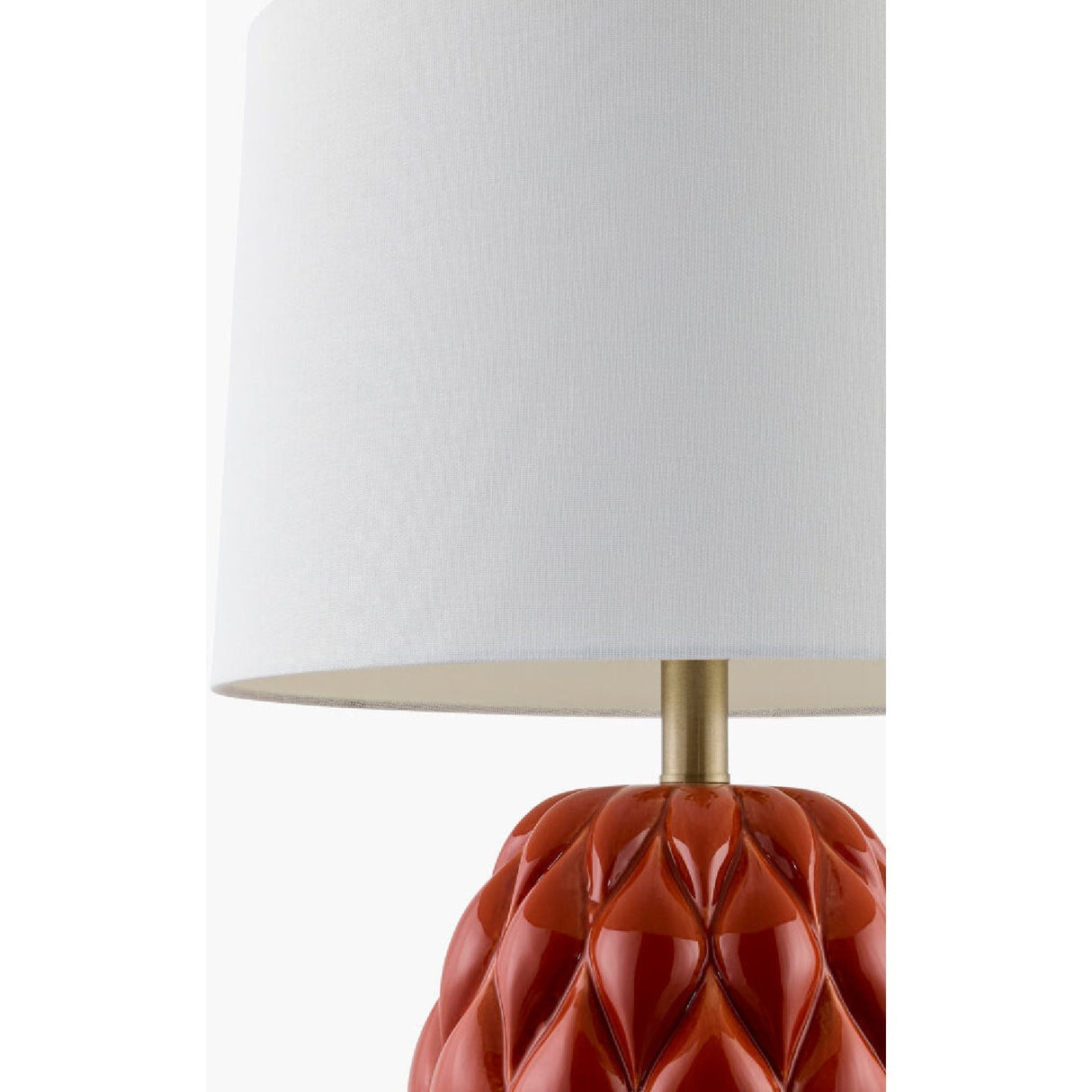 Modern European furniture - Reliefed Ceramic Accent Table Lamp - www.oroa.com