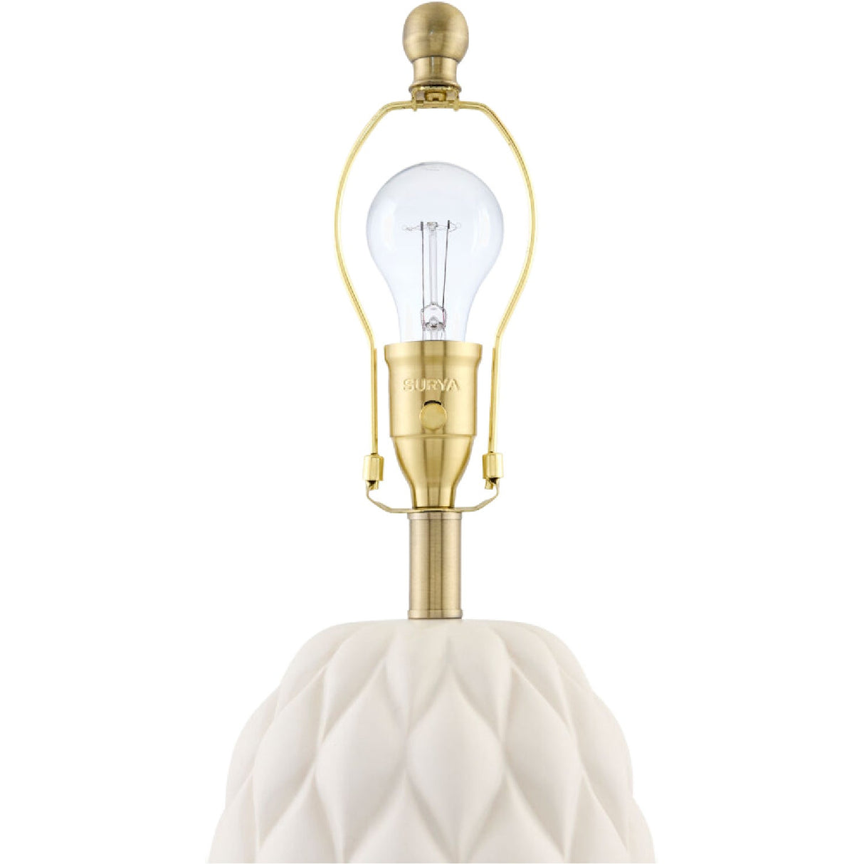 Modern European furniture - Reliefed Ceramic Accent Table Lamp - www.oroa.com