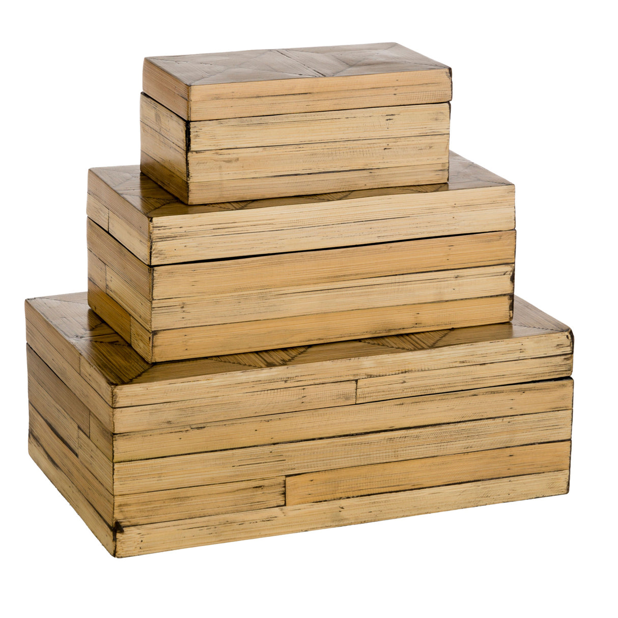 Modern European furniture - Natural Bamboo Garden Box Set (3) - www.oroa.com