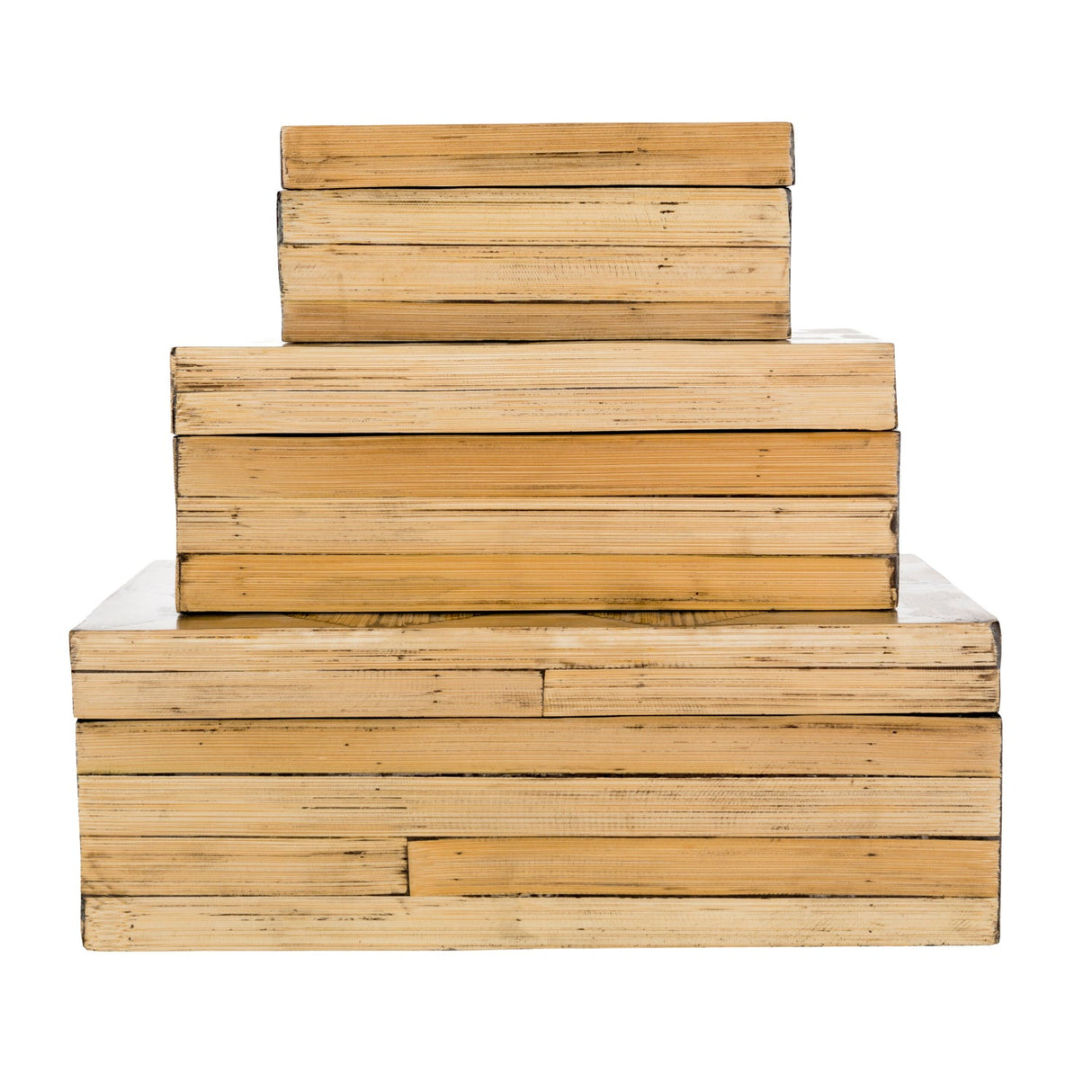 Modern European furniture - Natural Bamboo Garden Box Set (3) - www.oroa.com