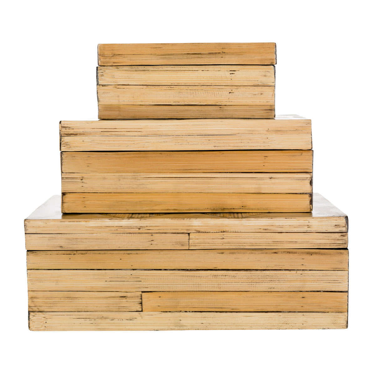 Modern European furniture - Natural Bamboo Garden Box Set (3) - www.oroa.com